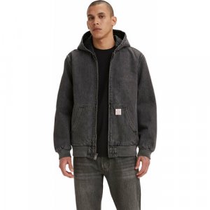 Джинсовая куртка Levis, размер S, серый Levi's. Цвет: серый