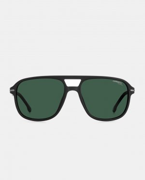 Мужские солнцезащитные очки-авиаторы черного цвета с поляризационными линзами , черный Carrera