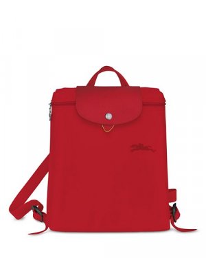 Зеленый рюкзак Le Pliage из переработанного нейлона , цвет Red Longchamp