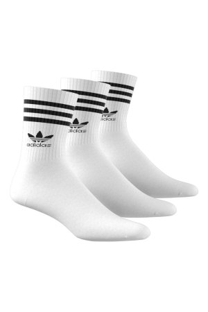 Комплект из 3 пар носков Mid Cut, белый Adidas Originals