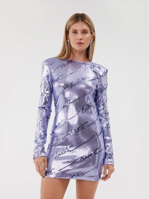 Коктейльное платье приталенного кроя , фиолетовый Rotate