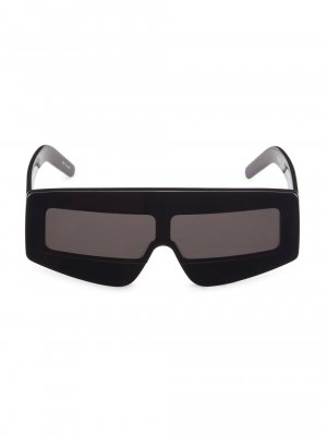 Прямоугольные солнцезащитные очки Phleg , черный Rick Owens