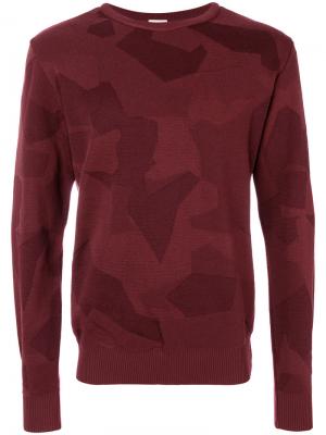 Классический трикотажный свитер S.N.S. Herning. Цвет: красный