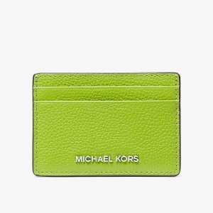 Визитница Michael Kors Pebbled Leather, зеленый
