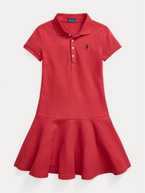 Трикотажное платье обычного кроя , красный Polo Ralph Lauren