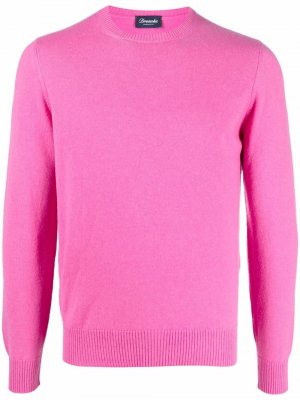 Cashmere-knit jumper Drumohr. Цвет: розовый