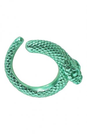 Кафф Serpent Caviar jewellery. Цвет: зелёный
