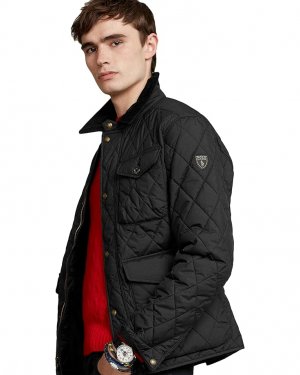 Куртка Water-Repellent Quilted Jacket, цвет Polo Black Ralph Lauren