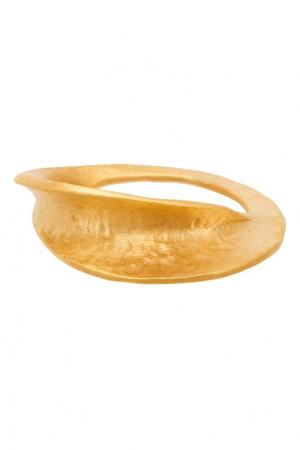 Позолоченное кольцо с фактурной отделкой Joid'art Barcelona. Цвет: золотой