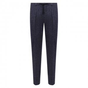 Хлопковые брюки Circolo 1901. Цвет: синий