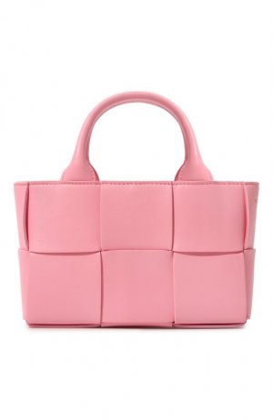 Кожаная сумка Candy Arco Bottega Veneta. Цвет: розовый