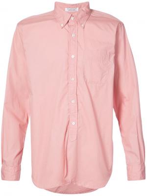 Базовая рубашка с карманом Engineered Garments. Цвет: розовый