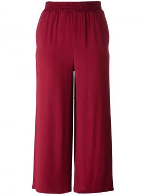 Укороченные прямые брюки IM Isola Marras I'M. Цвет: красный