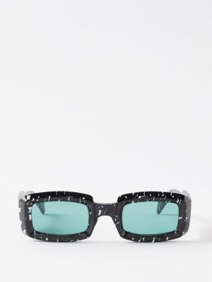 Солнцезащитные очки runaway квадратной формы из ацетата , черный Jacques Marie Mage