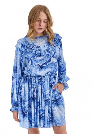 Платье Nastasia Sabio. Цвет: синий