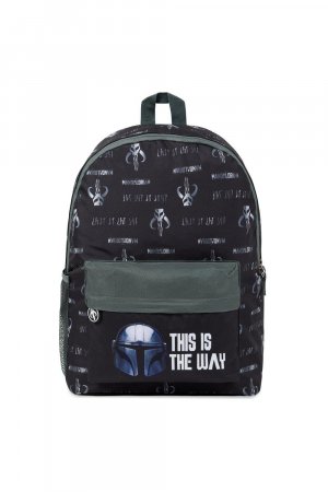 Мандалорская школьная сумка, черный Star Wars