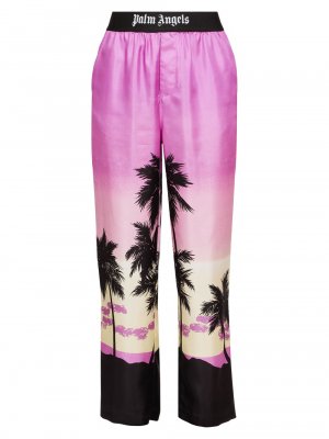 Пижамные штаны «Закат» , фиолетовый Palm Angels