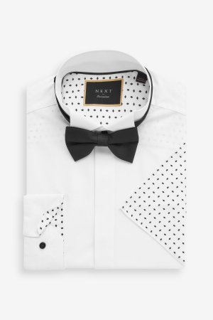 Комплект из галстука-бабочки и нагрудного платка , черный Next