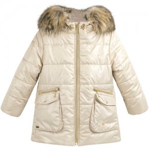 Куртка КТ201 зимняя 110 Bembi. Цвет: бежевый