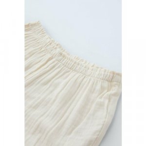 Пижама Zara, размер 13-14 лет (164 cm), бежевый ZARA. Цвет: бежевый/кремовый