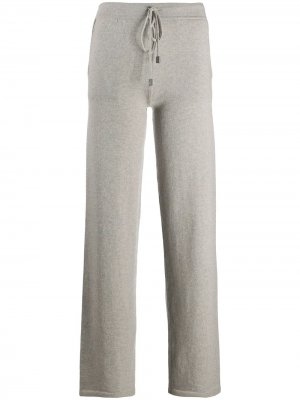 Кашемировые спортивные брюки с кулиской Gentry Portofino. Цвет: нейтральные цвета
