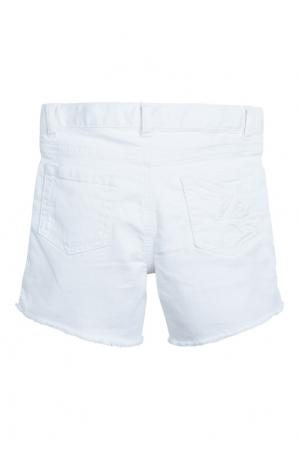 Джинсовые белые шорты ENDY Bonpoint. Цвет: белый