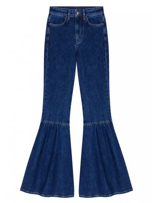 Расклешенные джинсы , синий Maje