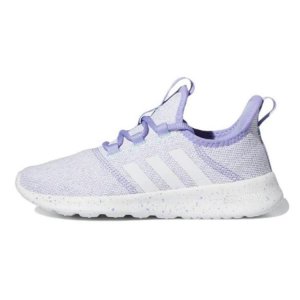Adidas Cloudfoam Pure Slip-On J Светло-фиолетовые крапчатые детские кроссовки Cloud-White Pulse-Mint GY6593