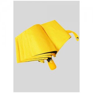 Складной желтый зонт автомат в полоску | ZC Kollo design zontcenter. Цвет: желтый