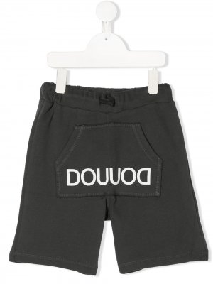 Спортивные шорты с логотипом Douuod Kids. Цвет: серый