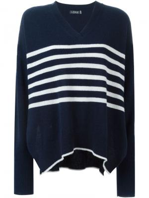 Полосатый свитер Magda Loma. Цвет: синий