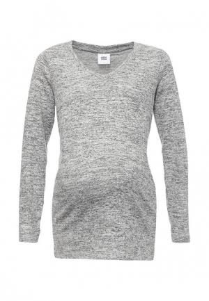 Пуловер Mamalicious. Цвет: серый