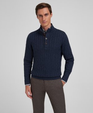 Пуловер KWL-0921 LNAVY HENDERSON. Цвет: синий