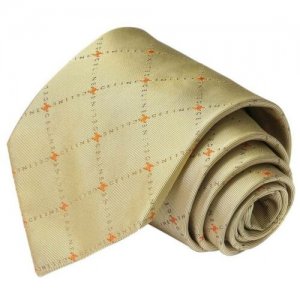 Оригинальный галстук песочного цвета Celine 59281. Цвет: желтый