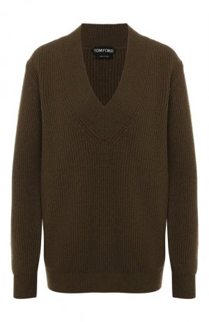 Кашемировый свитер Tom Ford. Цвет: хаки