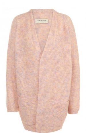 Кардиган свободного кроя с накладными карманами By Malene Birger. Цвет: розовый