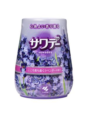 Освежитель воздуха для туалета Sawaday аромат белой и лиловой лаванды, 140 г KOBAYASHI. Цвет: прозрачный
