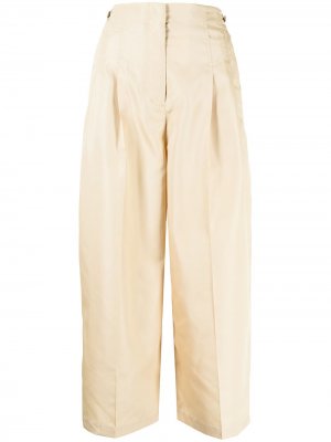 Укороченные брюки широкого кроя 3.1 Phillip Lim. Цвет: бежевый