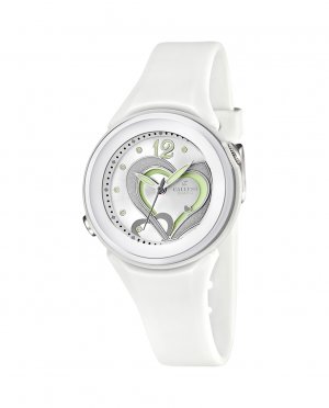 K5576/1 Модные женские часы из каучука белого цвета , белый Calypso