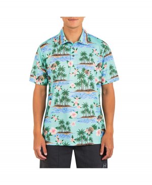 Мужская рубашка-поло с короткими рукавами в сетку H2O-Dri Ace Fiesta Hurley