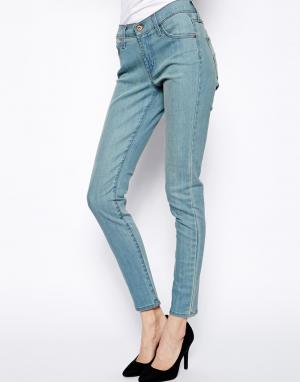 Супероблегающие джинсы-леггинсы с 5 карманами Twiggy James Jeans. Цвет: breezy blue