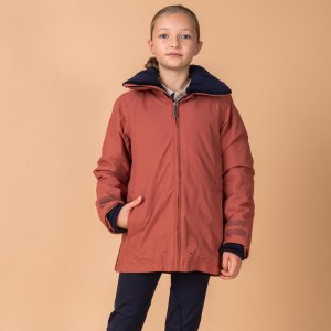 Куртка зимняя детская непромокаемая теплая - 500 красный FOUGANZA, цвет blau Fouganza