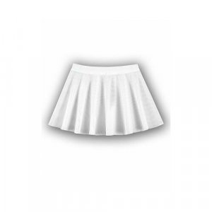 Юбка для танцев и гимнастики , размер 164-84, белый cherubino. Цвет: белый