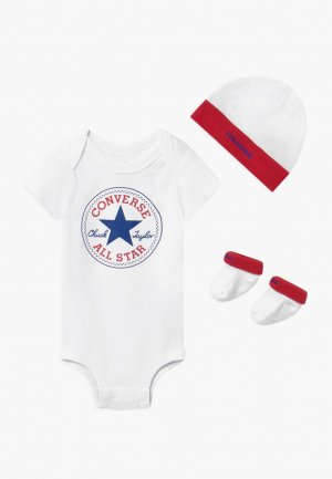 Боди CLASSIC INFANT HAT BODYSUIT BOOTIE UNISEX SET , цвет red/white Converse