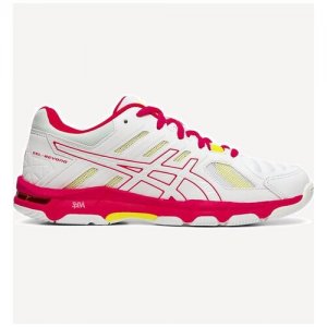 Кроссовки волейбольные женские GEL-Beyond 5 W (US8,0) White/Laser Pink ASICS. Цвет: белый