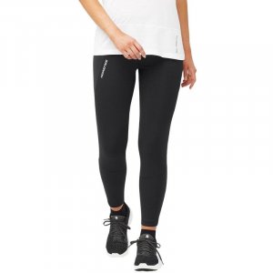 Спортивные брюки Cross Run 25'' Tight W женские - черные SALOMON, цвет schwarz Salomon