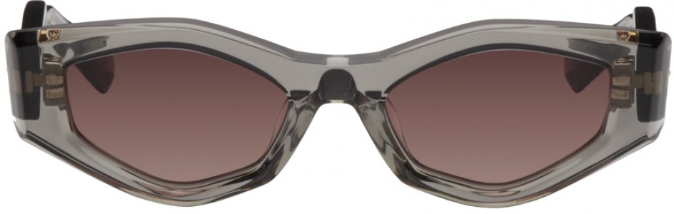 Серые солнцезащитные очки в неправильной оправе III Valentino Garavani