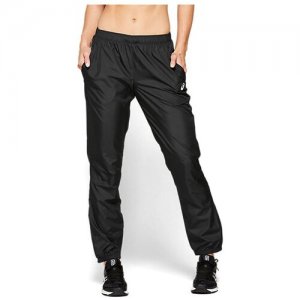 Женские спортивные брюки 2012A020 001 SILVER WOVEN PANT ( M) ASICS. Цвет: черный