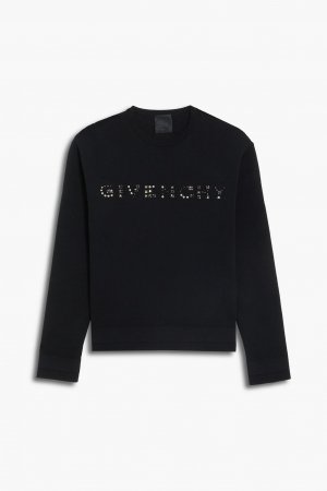 Украшенный шерстяной свитер GIVENCHY, черный Givenchy