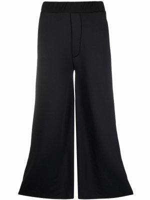 Укороченные брюки палаццо Thom Krom. Цвет: черный